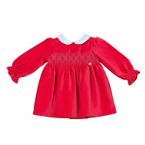 VESTITO IN VELLUTO ROSSO