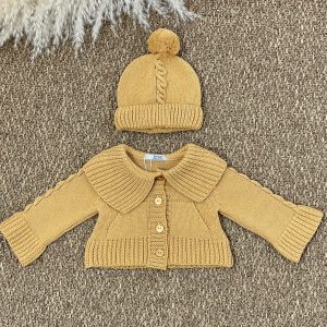 CARDIGAN CON CAPPELLINO COORDINATO