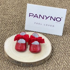 BALLERINA CON FIOCCO REMOVILE IN VERNICE ROSSA - 16CU, ROSSO