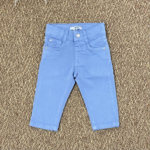 PANTALONE TINTA UNITA INDACO