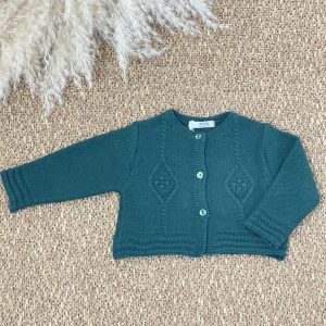 CARDIGAN CON RICAMI TRAFORATI
