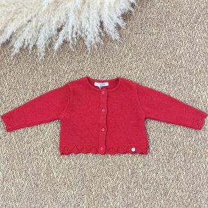 CARDIGAN SMERLATO ROSSO