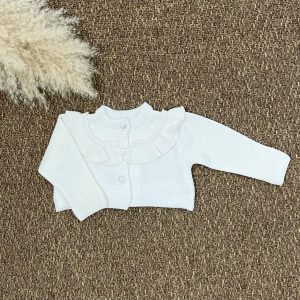 CARDIGAN CON ROUCHES