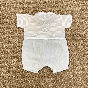 PAGLIACCETTO IN LINO E FILO BEIGE