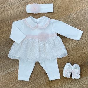 COMPLETO DUE PEZZI IN PIZZO