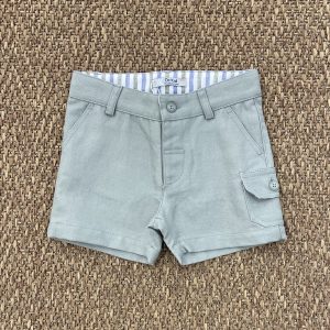 PANTALONE CORTO CON TASCHE VERDE