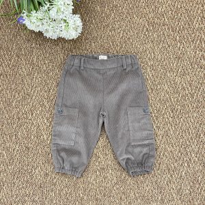 PANTALONE CARGO IN VELLUTO