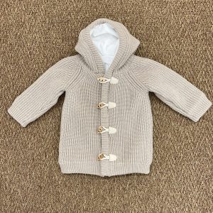 MONTGOMERY IN MAGLIA BEIGE CON CAPPUCCIO