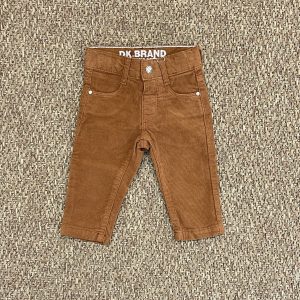 PANTALONE IN VELLUTINO A RIGHE MARRONE