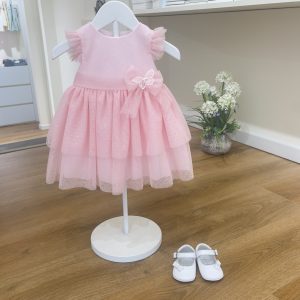 VESTITO IN TULLE ROSA