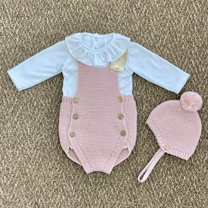 SALOPETTE NEONATO CON CAPPELLINO